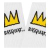 Skarpety Jimmy Lion BASQUIAT CROWN White